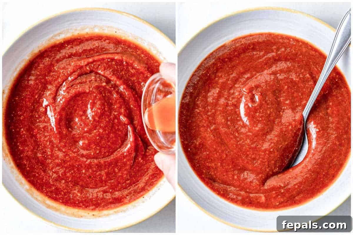 adding hot sauce to the cocktail sauce.
