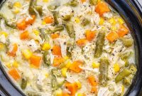 Slow Cooker Chicken Pot Pie