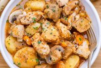 Hearty Slow Cooker Chicken Stew with Vegetables