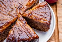 Apple Upside-Down Cake Recipe with Caramelized Apples