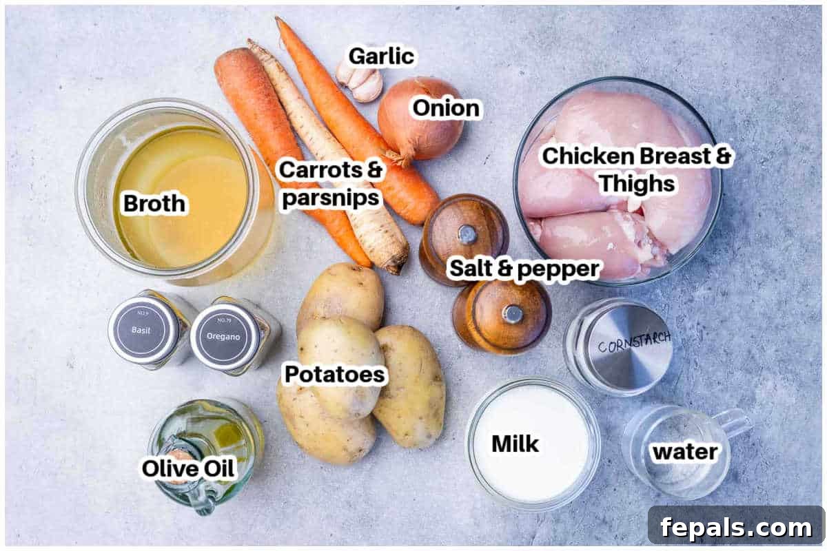 Homemade Cream of Chicken Soup Recipe from Scratch 3 ingredients to make cream of chicken soup.