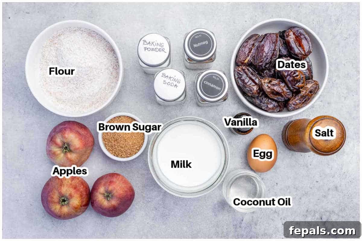 Apple Upside-Down Cake Recipe with Caramelized Apples 3 Ingredients for apple upside-down cake.