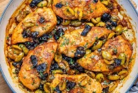 Savory Chicken Marbella with Olives and Prunes